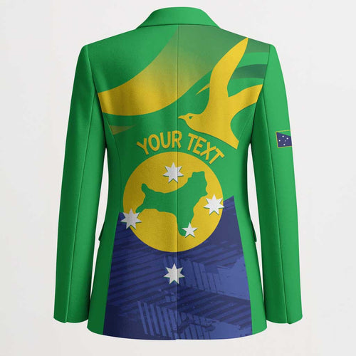 Personalised Australia Christmas Island Blazer Wilayah Pulau Krismas Flag Color - Aussie Hoodie