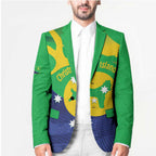 Personalised Australia Christmas Island Blazer Wilayah Pulau Krismas Flag Color - Aussie Hoodie