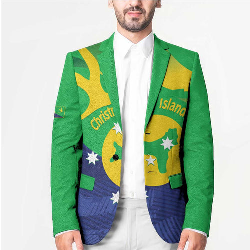 Personalised Australia Christmas Island Blazer Wilayah Pulau Krismas Flag Color - Aussie Hoodie