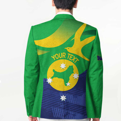 Personalised Australia Christmas Island Blazer Wilayah Pulau Krismas Flag Color - Aussie Hoodie