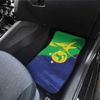 Personalised Australia Christmas Island Car Mats Wilayah Pulau Krismas Flag Color - Aussie Hoodie