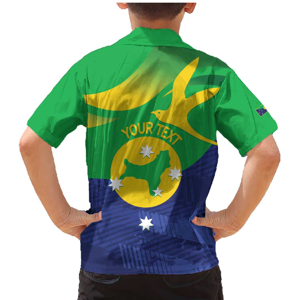 Personalised Australia Christmas Island Family Matching Mermaid Dress and Hawaiian Shirt Wilayah Pulau Krismas Flag Color - Aussie Hoodie