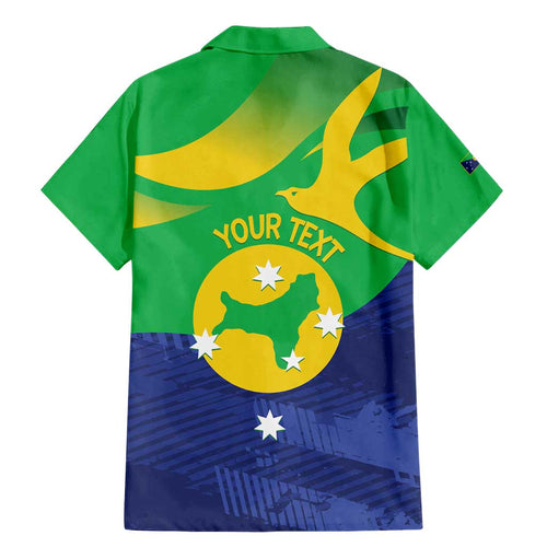 Personalised Australia Christmas Island Family Matching Mermaid Dress and Hawaiian Shirt Wilayah Pulau Krismas Flag Color - Aussie Hoodie