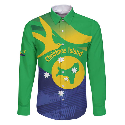 Personalised Australia Christmas Island Family Matching Short Sleeve Bodycon Dress and Hawaiian Shirt Wilayah Pulau Krismas Flag Color - Aussie Hoodie