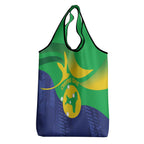 Australia Christmas Island Grocery Bag Wilayah Pulau Krismas Flag Color - Aussie Hoodie