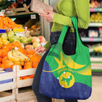 Australia Christmas Island Grocery Bag Wilayah Pulau Krismas Flag Color - Aussie Hoodie