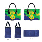 Australia Christmas Island Leather Bag Wilayah Pulau Krismas Flag Color - Aussie Hoodie