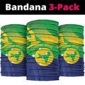 Australia Christmas Island Neck Gaiter Wilayah Pulau Krismas Flag Color - Aussie Hoodie