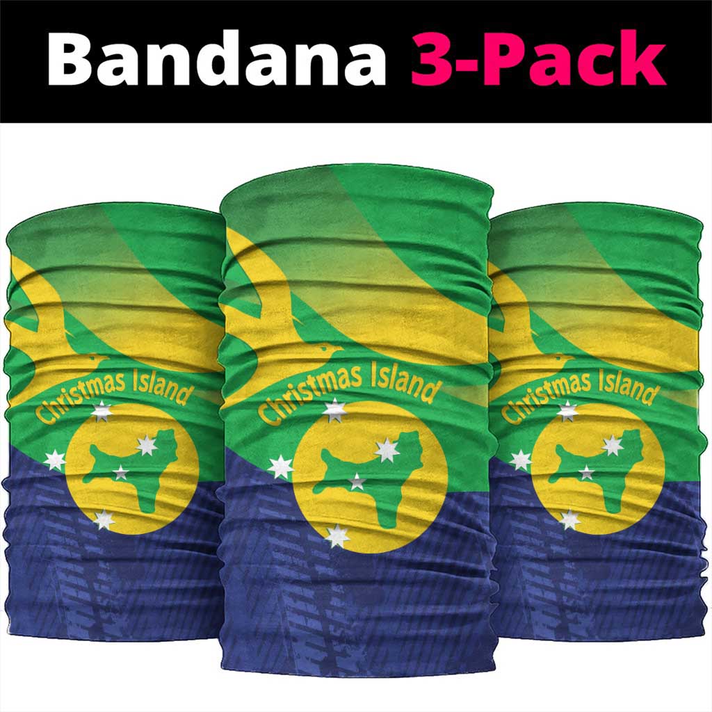 Australia Christmas Island Neck Gaiter Wilayah Pulau Krismas Flag Color - Aussie Hoodie