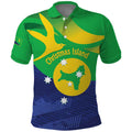 Personalised Australia Christmas Island Polo Shirt Wilayah Pulau Krismas Flag Color - Aussie Hoodie