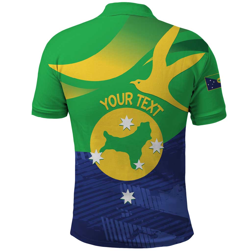 Personalised Australia Christmas Island Polo Shirt Wilayah Pulau Krismas Flag Color - Aussie Hoodie