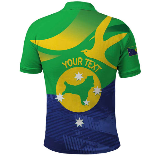 Personalised Australia Christmas Island Polo Shirt Wilayah Pulau Krismas Flag Color - Aussie Hoodie