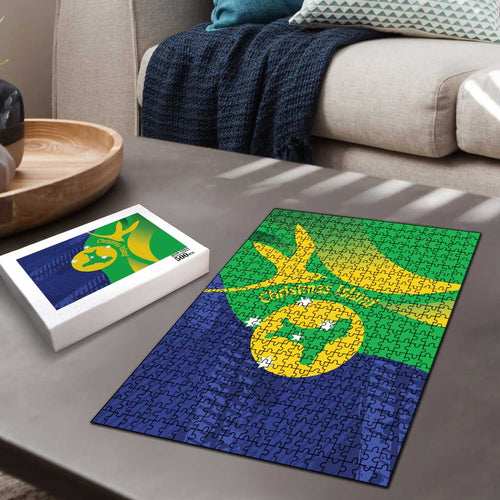 Australia Christmas Island Puzzle Wilayah Pulau Krismas Flag Color - Aussie Hoodie