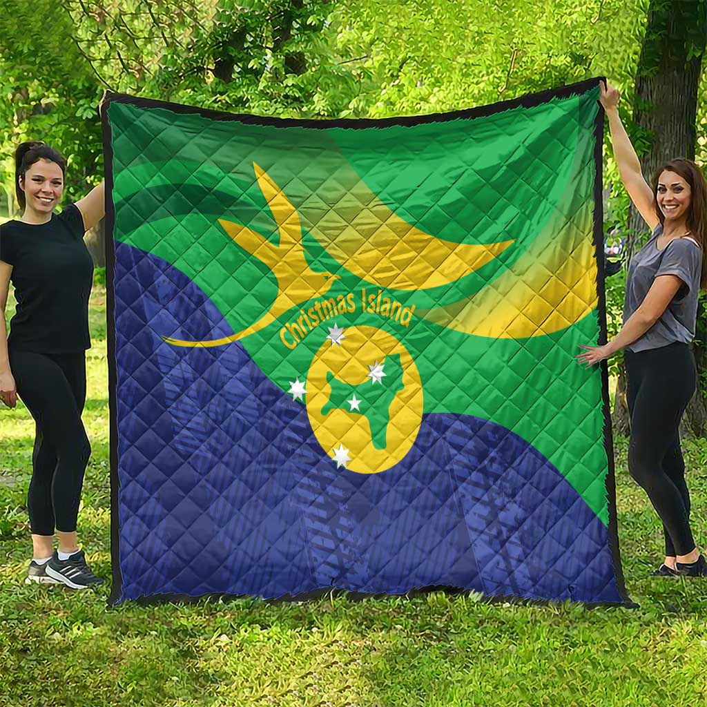 Australia Christmas Island Quilt Wilayah Pulau Krismas Flag Color - Aussie Hoodie