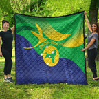 Australia Christmas Island Quilt Wilayah Pulau Krismas Flag Color - Aussie Hoodie