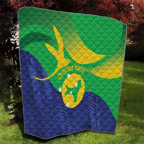 Australia Christmas Island Quilt Wilayah Pulau Krismas Flag Color - Aussie Hoodie