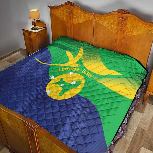 Australia Christmas Island Quilt Wilayah Pulau Krismas Flag Color - Aussie Hoodie