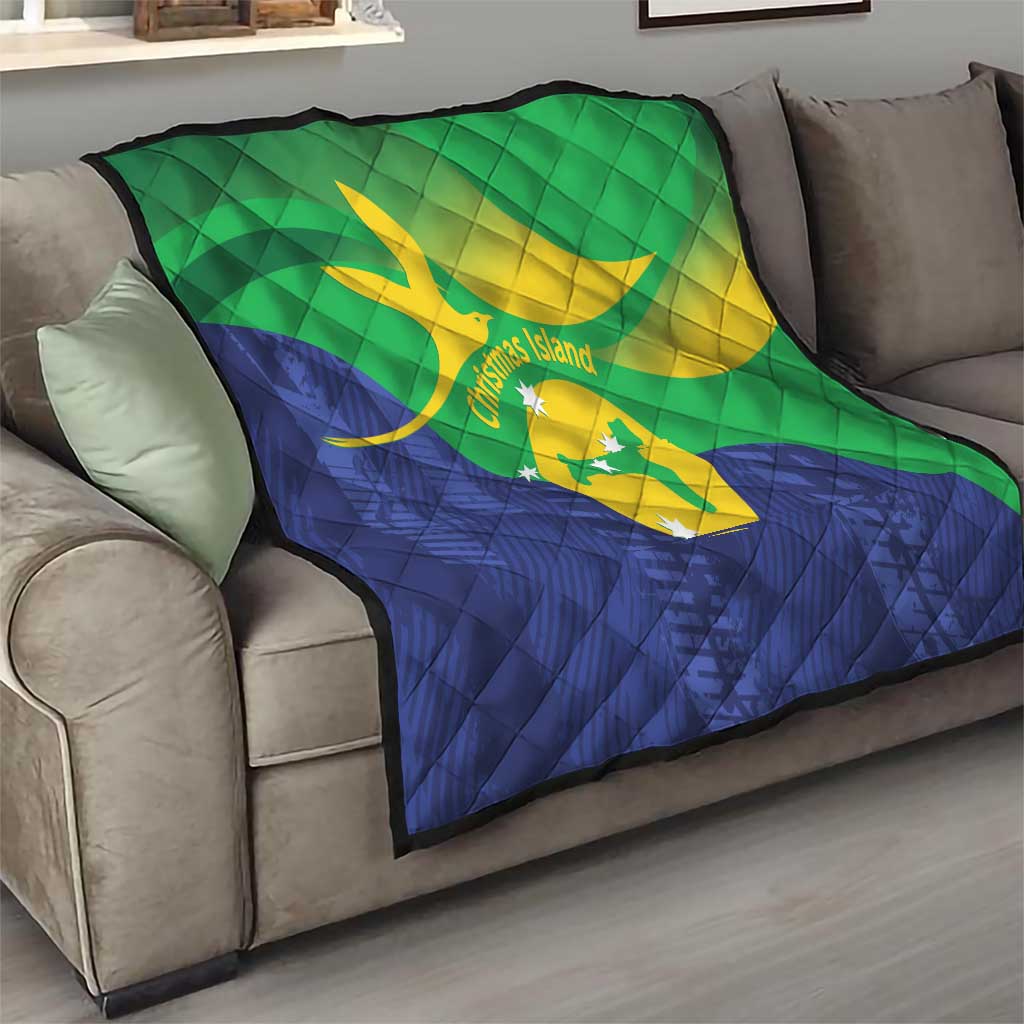 Australia Christmas Island Quilt Wilayah Pulau Krismas Flag Color - Aussie Hoodie