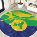 Australia Christmas Island Round Carpet Wilayah Pulau Krismas Flag Color - Aussie Hoodie