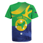 Personalised Australia Christmas Island Rugby Jersey Wilayah Pulau Krismas Flag Color - Aussie Hoodie
