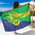 Australia Christmas Island Sarong Wilayah Pulau Krismas Flag Color - Aussie Hoodie