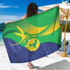 Australia Christmas Island Sarong Wilayah Pulau Krismas Flag Color - Aussie Hoodie