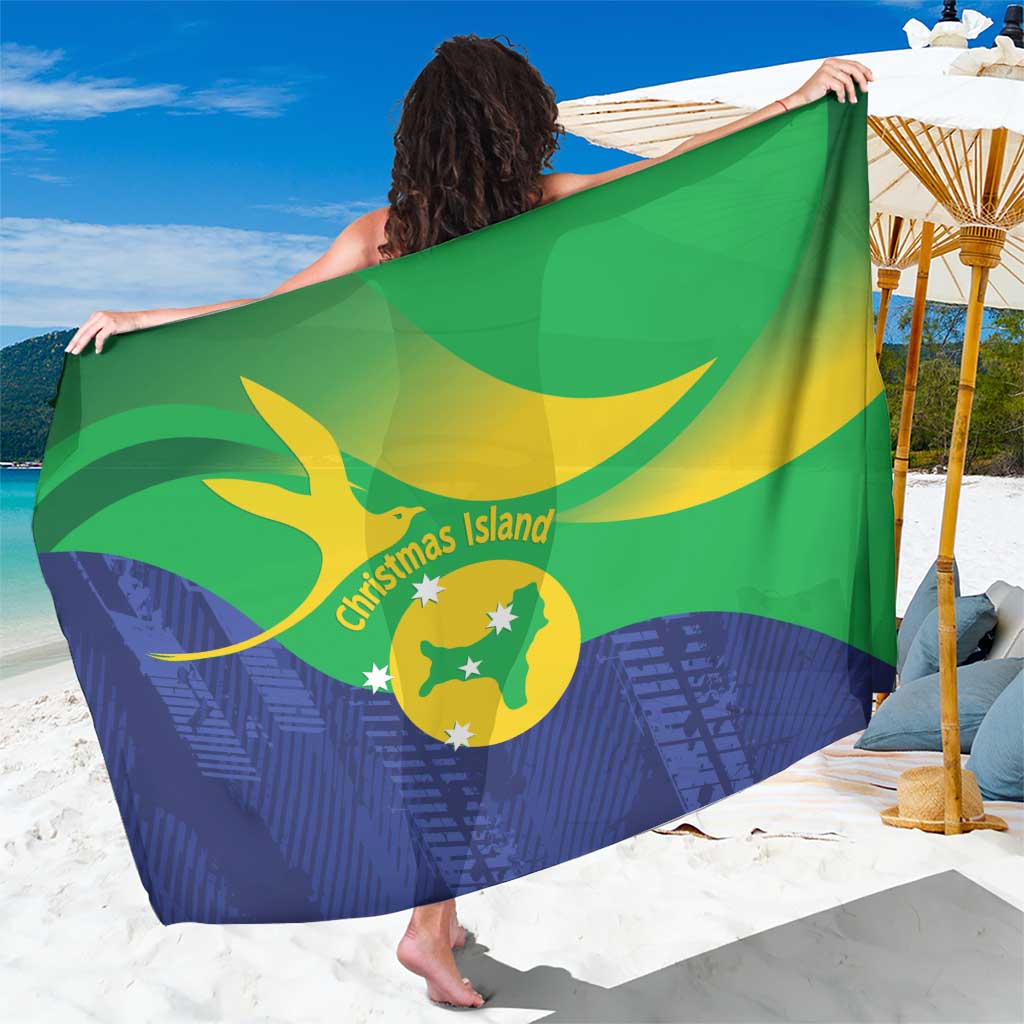 Australia Christmas Island Sarong Wilayah Pulau Krismas Flag Color - Aussie Hoodie
