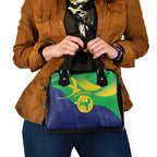 Australia Christmas Island Shoulder Handbag Wilayah Pulau Krismas Flag Color - Aussie Hoodie
