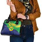 Australia Christmas Island Shoulder Handbag Wilayah Pulau Krismas Flag Color - Aussie Hoodie