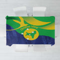 Australia Christmas Island Tablecloth Wilayah Pulau Krismas Flag Color - Aussie Hoodie