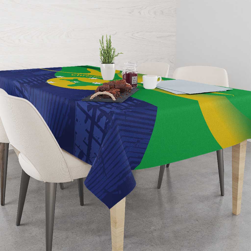 Australia Christmas Island Tablecloth Wilayah Pulau Krismas Flag Color - Aussie Hoodie