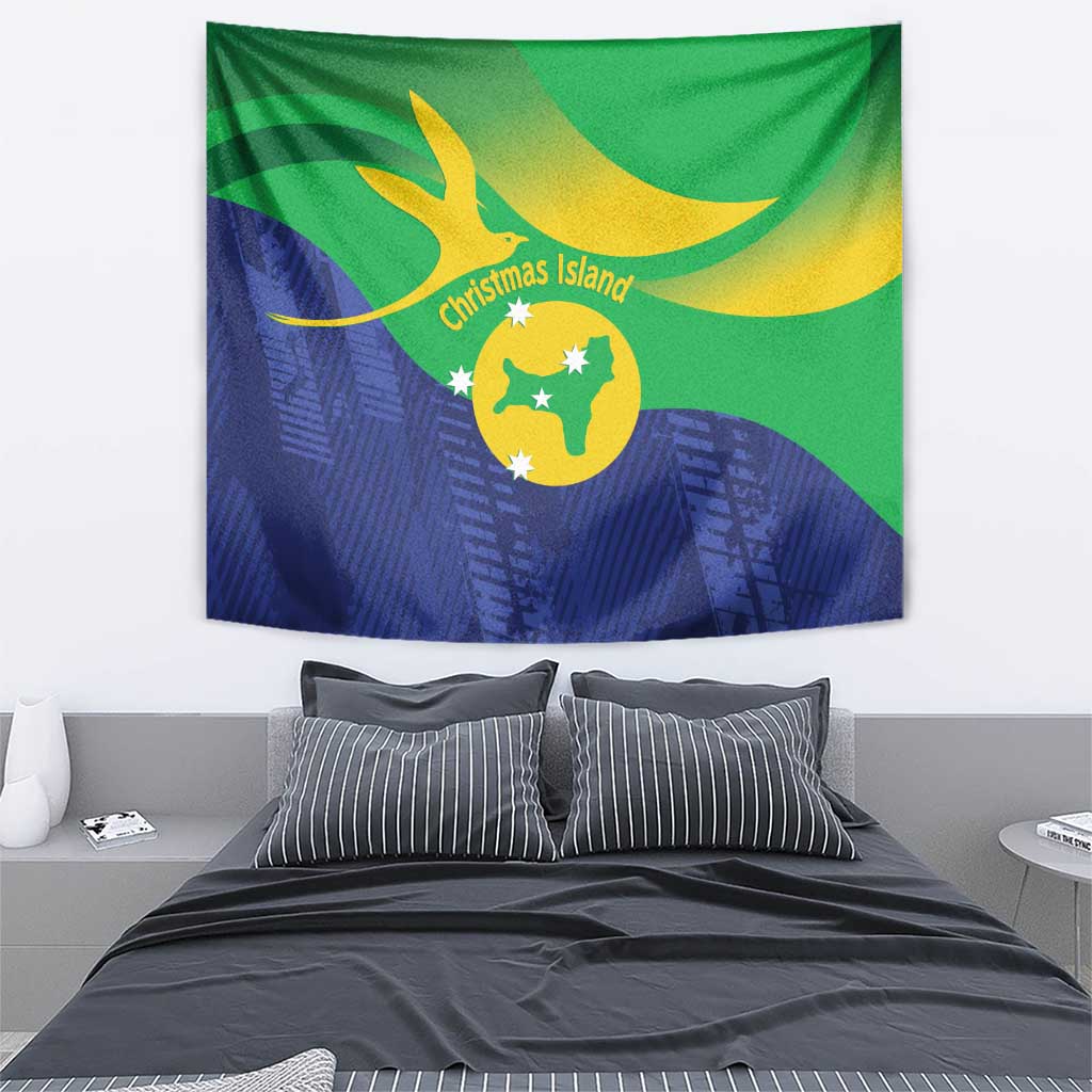 Australia Christmas Island Tapestry Wilayah Pulau Krismas Flag Color - Aussie Hoodie