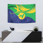 Australia Christmas Island Tapestry Wilayah Pulau Krismas Flag Color - Aussie Hoodie