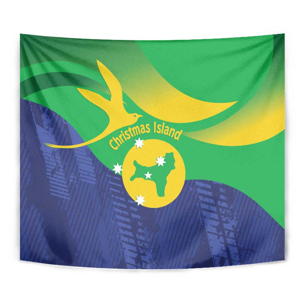 Australia Christmas Island Tapestry Wilayah Pulau Krismas Flag Color - Aussie Hoodie