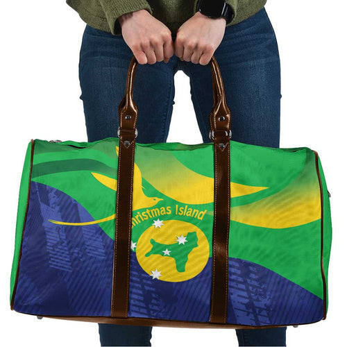 Australia Christmas Island Travel Bag Wilayah Pulau Krismas Flag Color - Aussie Hoodie