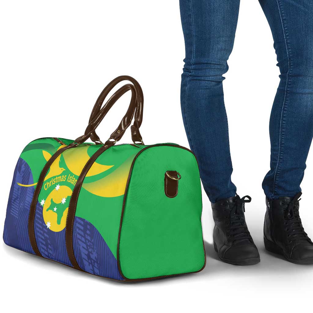 Australia Christmas Island Travel Bag Wilayah Pulau Krismas Flag Color - Aussie Hoodie
