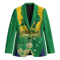 Personalised Australia Christmas Island Blazer Golden Bosun Abutilon listeri With Map - Aussie Hoodie