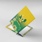 Australia Christmas Island Canvas Wall Art Golden Bosun Abutilon listeri With Map - Aussie Hoodie