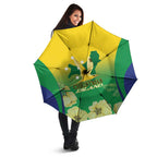 Australia Christmas Island Umbrella Golden Bosun Abutilon listeri With Map - Aussie Hoodie