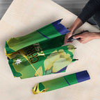 Australia Christmas Island Umbrella Golden Bosun Abutilon listeri With Map - Aussie Hoodie