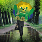 Australia Christmas Island Umbrella Golden Bosun Abutilon listeri With Map - Aussie Hoodie