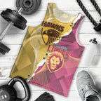 Personalised Hawks and Lions Inspired Men Tank Top Dynamic Style - Aussie Hoodie