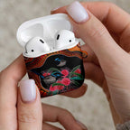 Hakea Flower And Fairy Wren Australia AirPods Case Aboriginal Art - Aussie Hoodie