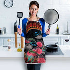 Hakea Flower And Fairy Wren Australia Apron Aboriginal Art - Aussie Hoodie