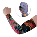 Hakea Flower And Fairy Wren Australia Arm Sleeves Aboriginal Art - Aussie Hoodie