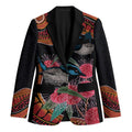 Hakea Flower And Fairy Wren Australia Blazer Aboriginal Art - Aussie Hoodie
