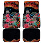 Hakea Flower And Fairy Wren Australia Car Mats Aboriginal Art