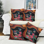 Hakea Flower And Fairy Wren Australia Pillow Cover Aboriginal Art - Aussie Hoodie