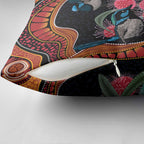 Hakea Flower And Fairy Wren Australia Pillow Cover Aboriginal Art - Aussie Hoodie