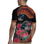 Hakea Flower And Fairy Wren Australia Rugby Jersey Aboriginal Art